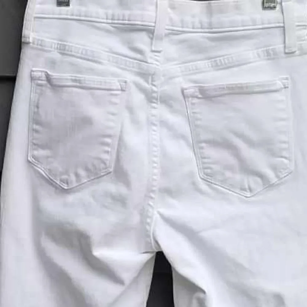 J Crew White Lookout High Rise Skinny Crop Jeans size 29